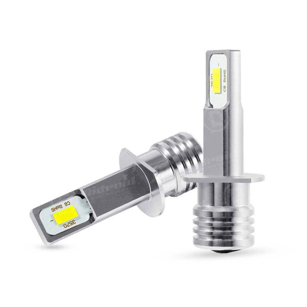 4x H1 LED Headlight Bulbs Conversion Kit High Low Beam Super Bright White 6500K