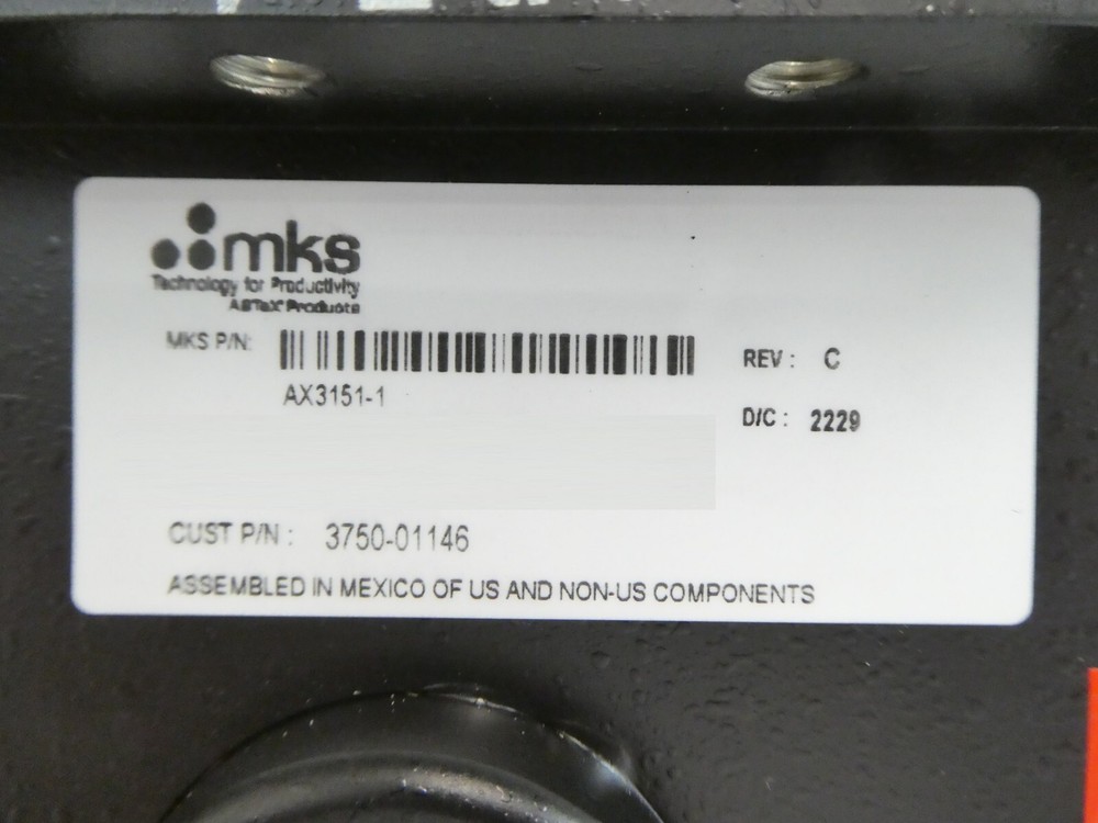 ASTeX Applied Science & Technology AX3151 Circulator AMAT 3750-01146 Working