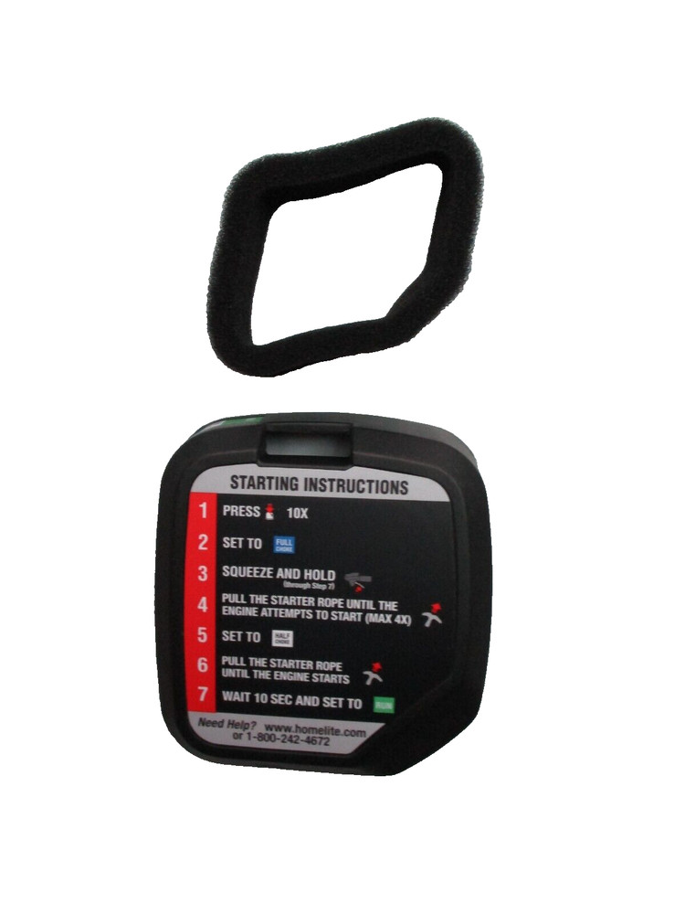 OEM HOMELITE STRING TRIMMER AIR FILTER + COVER Please See Models in Description