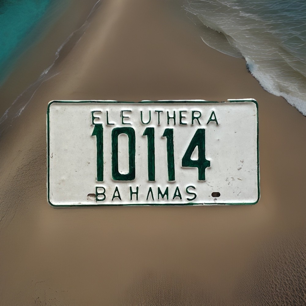 Eleuthera Bahamas ERROR License Plate L👀K ! 🔥