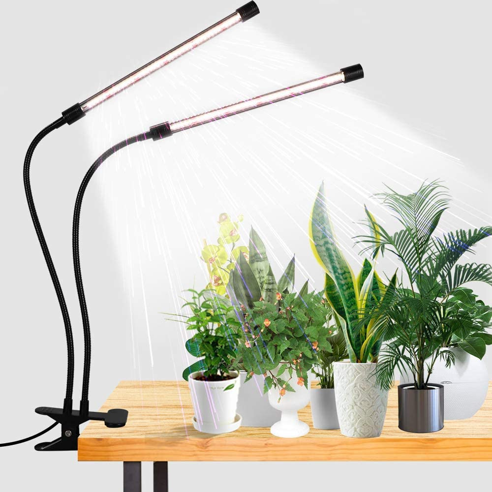 Gooingtop 6000K Full Spectrum LED Grow Light with Timer and Dimmable Features