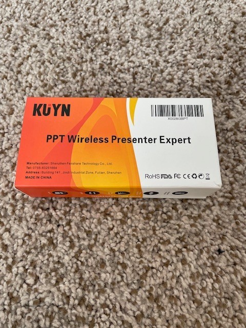 NEW!! PPT Wireless Presenter Expert - Laser Pointer in a Remote Control with USB