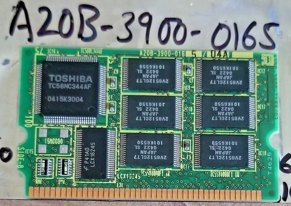 FANUC MEMORY FROM 32MB SRAM 3MB (A20B-3900-0165)