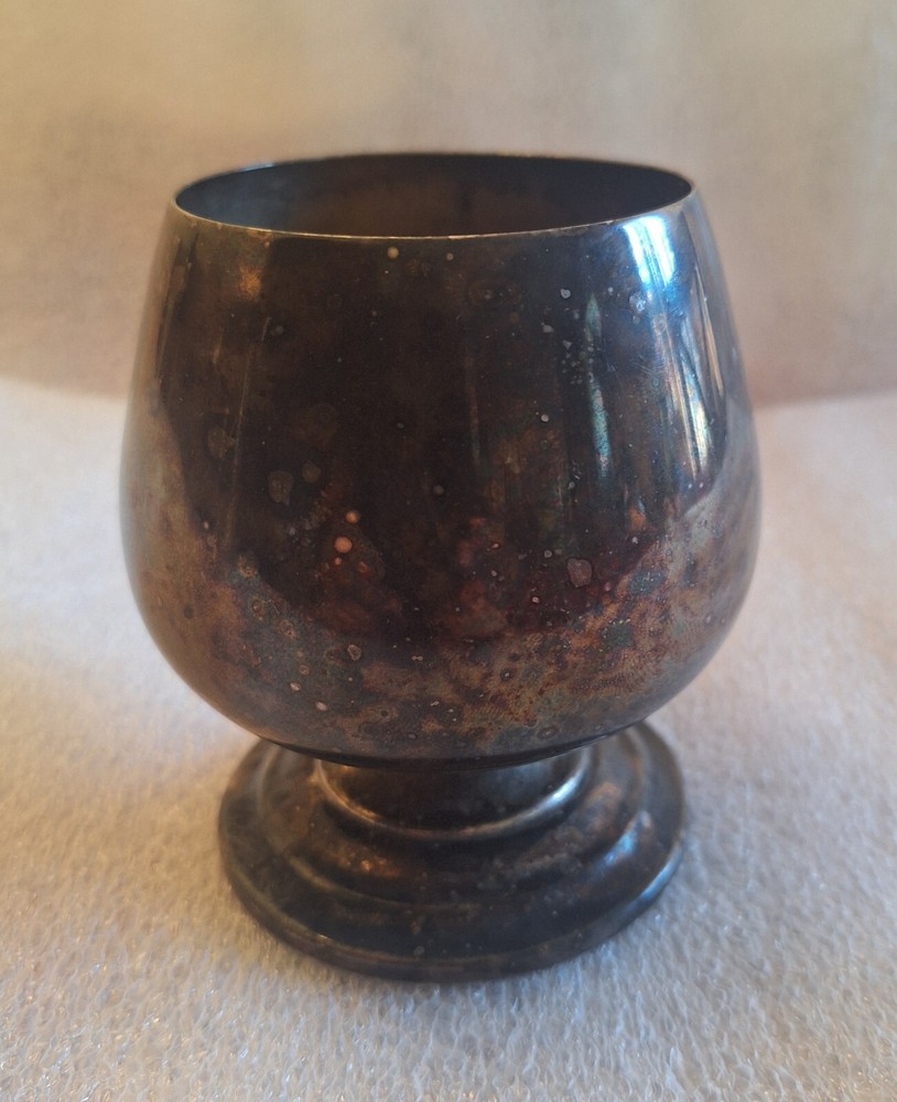 Wm. Rogers & Son Silver Plate Brandy Snifter Cordial Footed Cup