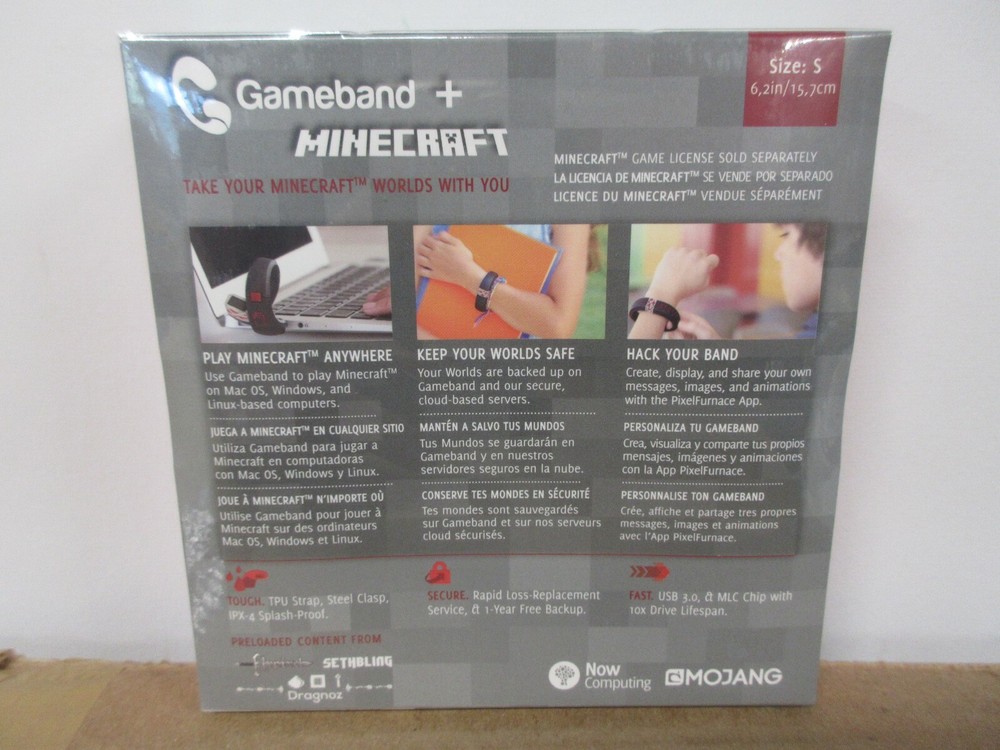 Minecraft Gameband + for Minecraft (SMALL) Now Computing BRAND NEW NEVER OPENED!