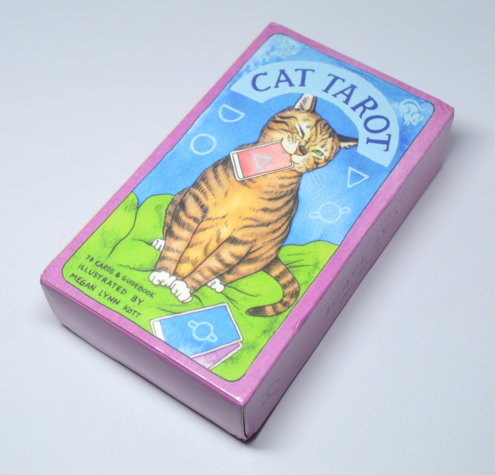 CAT ILLUSTRATED TAROT MAGIC WITCH WIZARD CARDS PACK BUNDLE