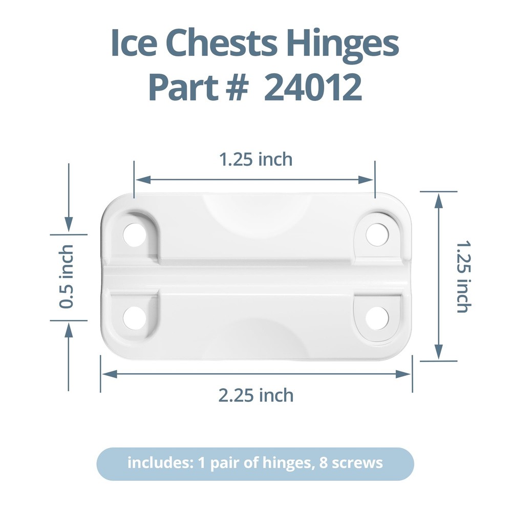 Cooler Hinges For Ice Chestscompatible With Igloo 25165 Qt Rectangularshaped Coo