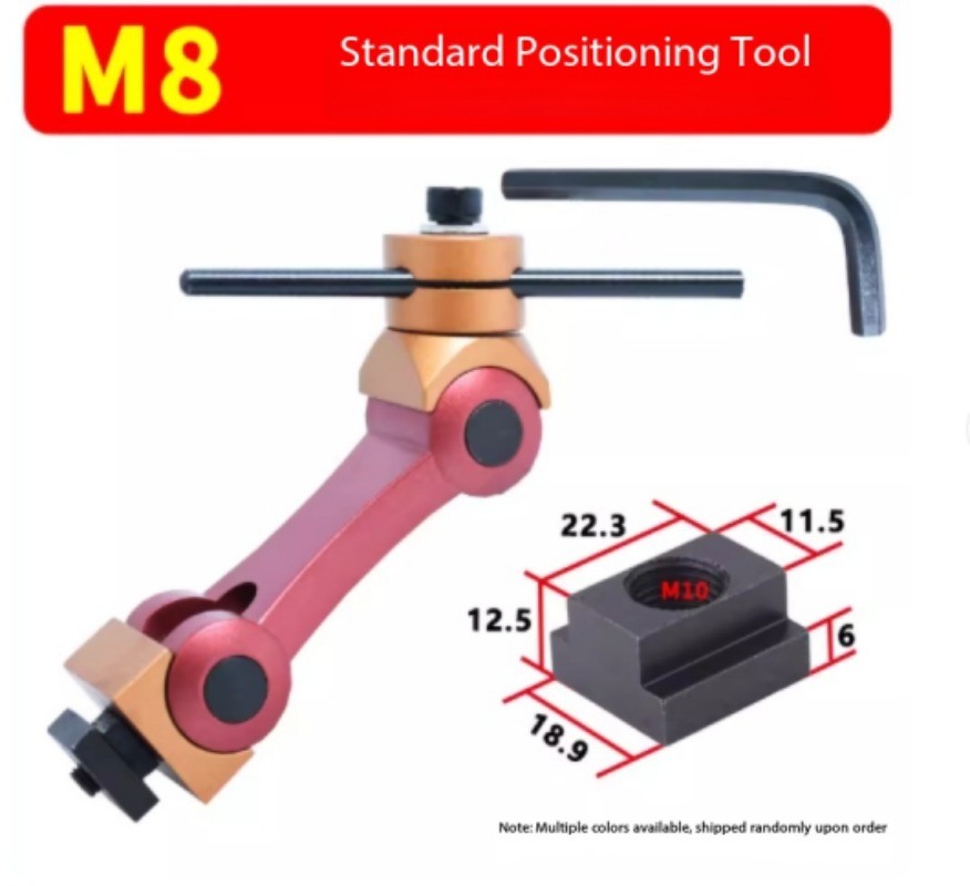 CNC Milling Machine Work Stop Locator Positioner Tool Part Workpiece Clamp