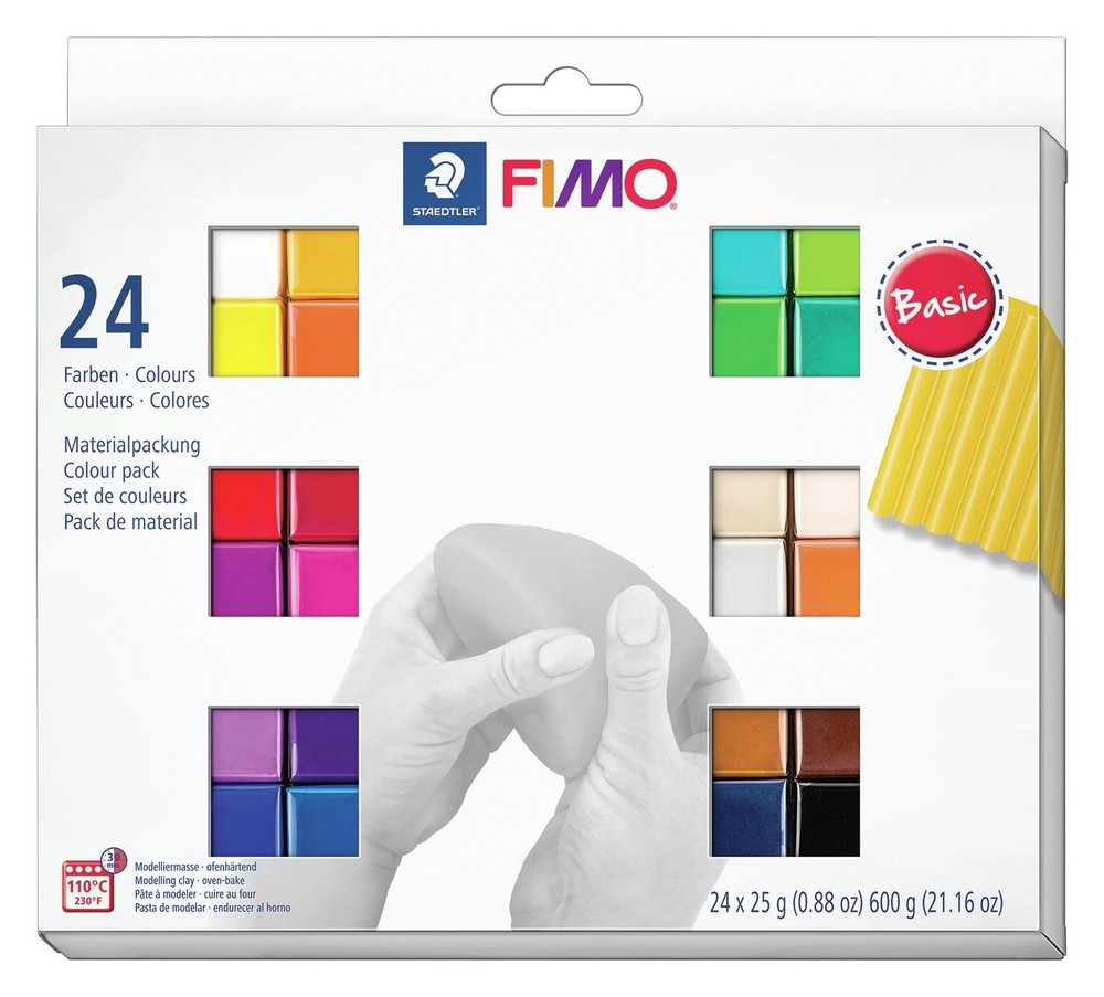 Fimo Professional Soft Polymer Clay 24/Pkg-Basic