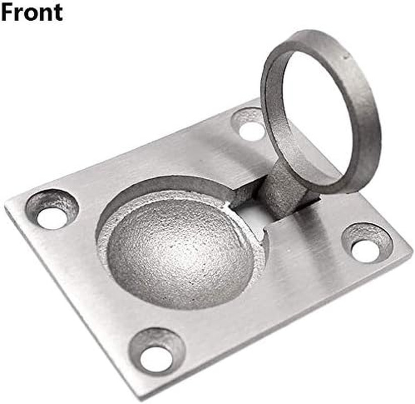 2 Pack Flush Ring Pull, Boat Hatch Pull Flush Lift, Stainless Steel Recessed Pul