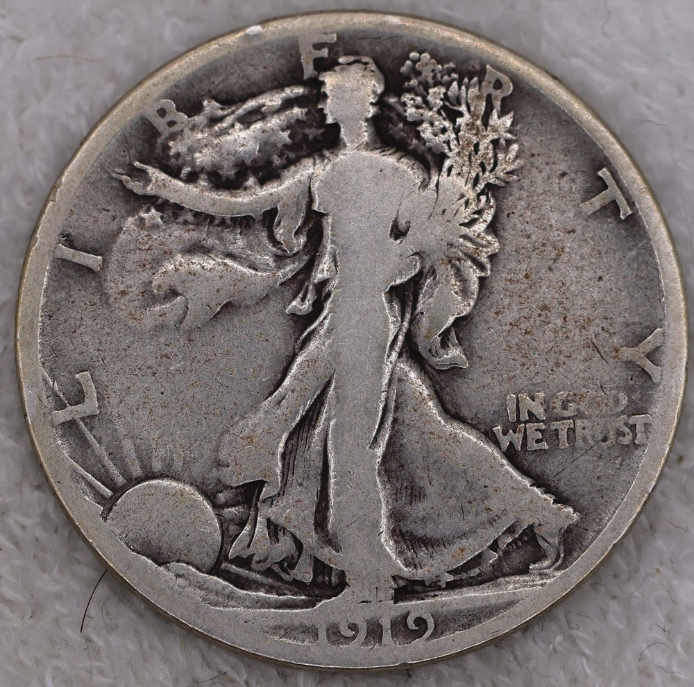 Walking Liberty Half Dollar 1919-S