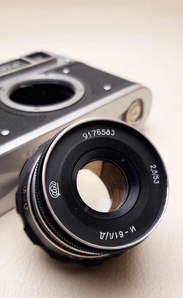 FED-4 Soviet Olympic Camera + Lens FED Industar-61 L/D