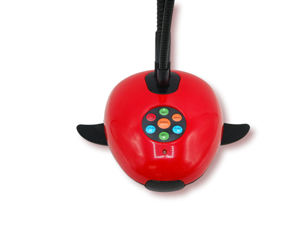 Lumens DC155 Digital Visualizer (Red) Document Camera Visual Presenter