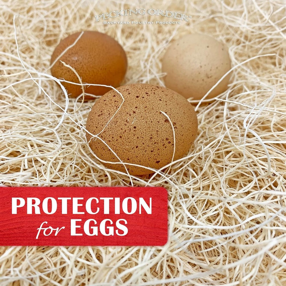 Chicken Nesting Box Pads 13x13, Aspen Excelsior, 5 Pack