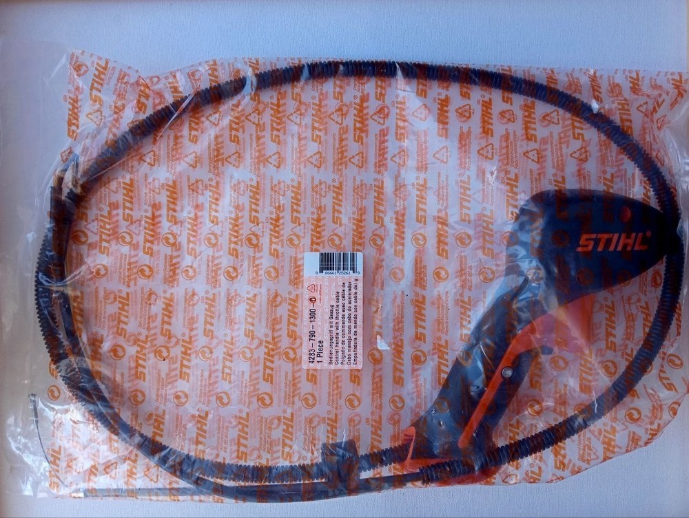 4283 790 1300 STIHL OEM CONTROL HANDLE WITH THROTTLE CABLE