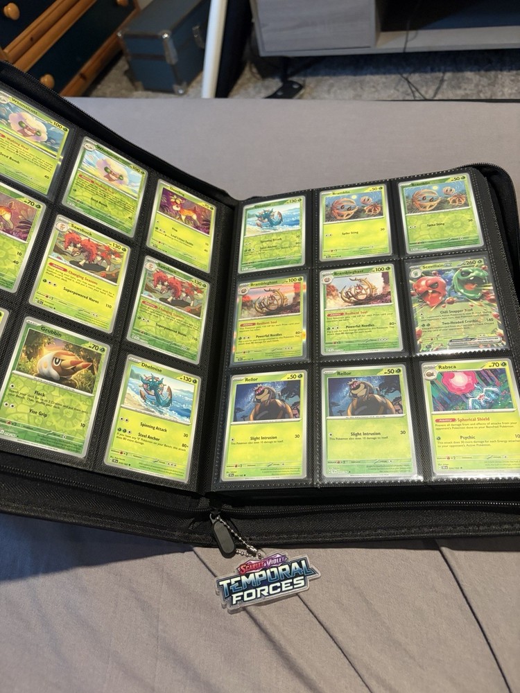 Pokemon Temporal Forces Complete Base Master Set - EX and Reverse Holo Binder