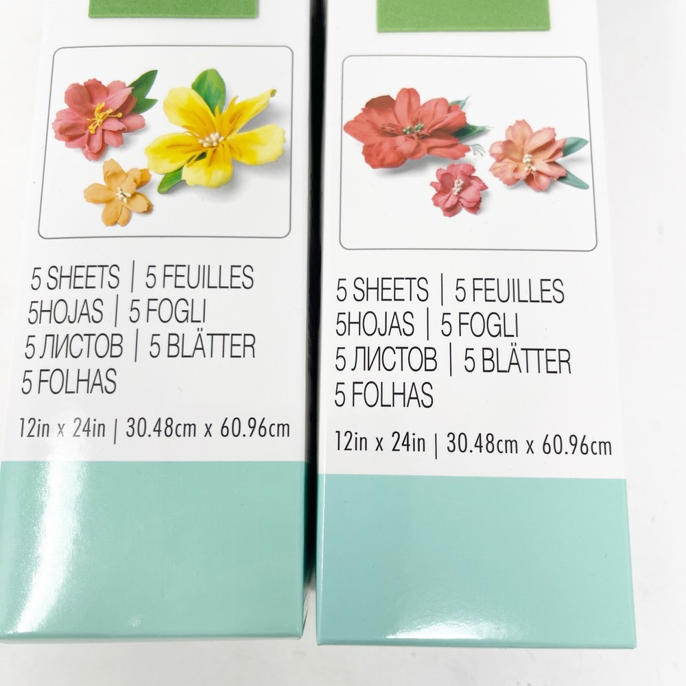 Sizzix Thinlits Floral Cutting Dies Sculpting Foam Summer Bundle NEW
