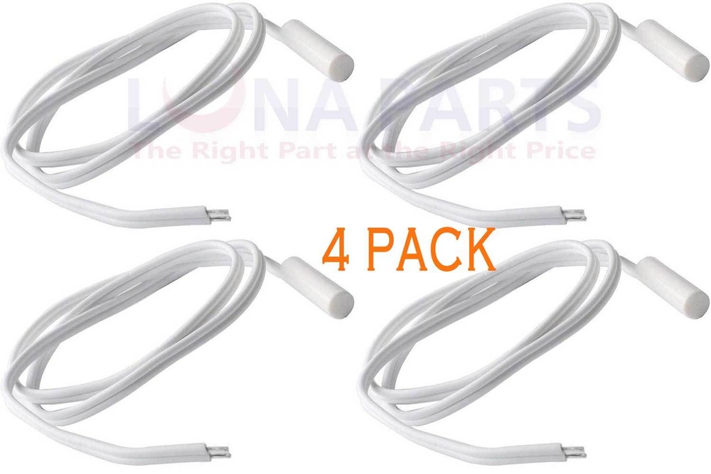 WR55X10025 Temperature Sensor for General Electric Kenmore  Refrigerator 4 Pack