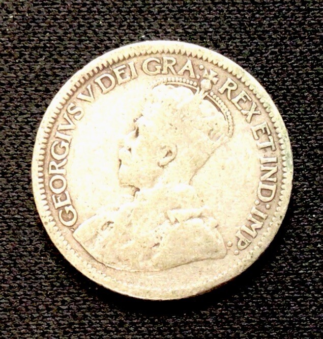1919 Canada Silver! 10 Cents! ENN Coins