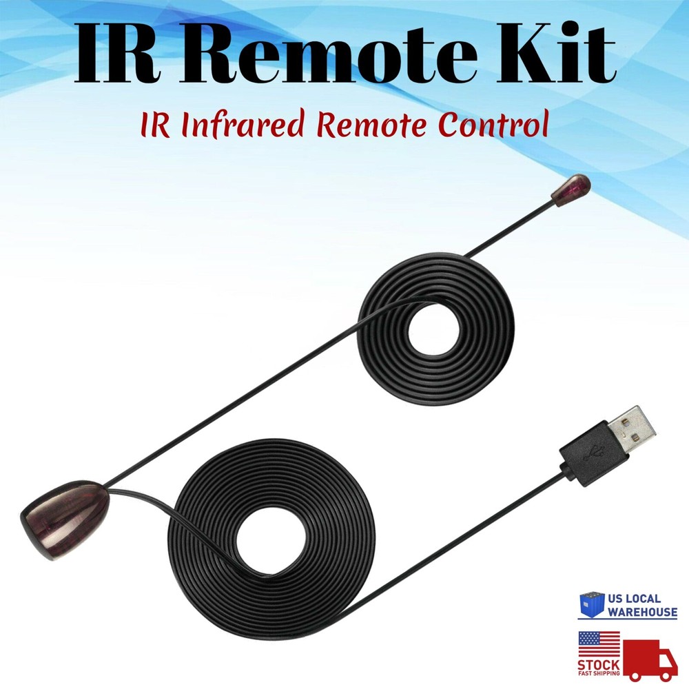IR Infrared Remote Control Extender Receiver USB Emitter Repeater Media System