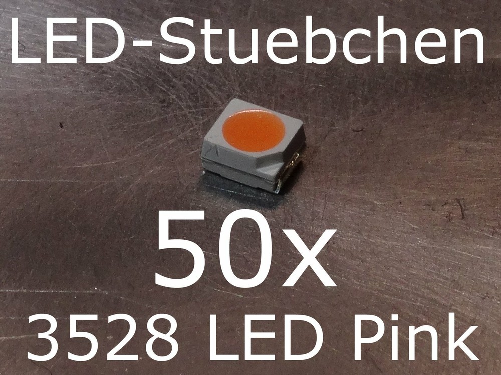 50x 3528 LED Pink