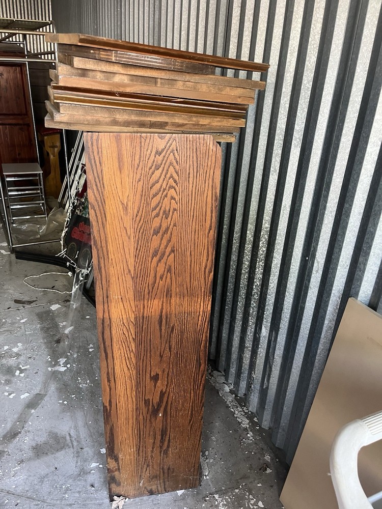 Antique Glassed In Bookshelf