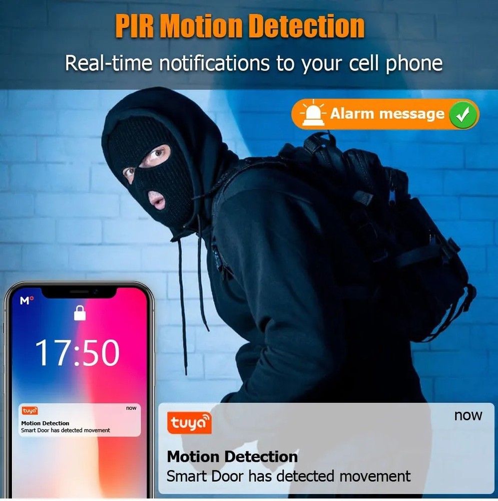 10-Inch Touchscreen Smart Video Intercom for 2 Units – with Motion Detection,