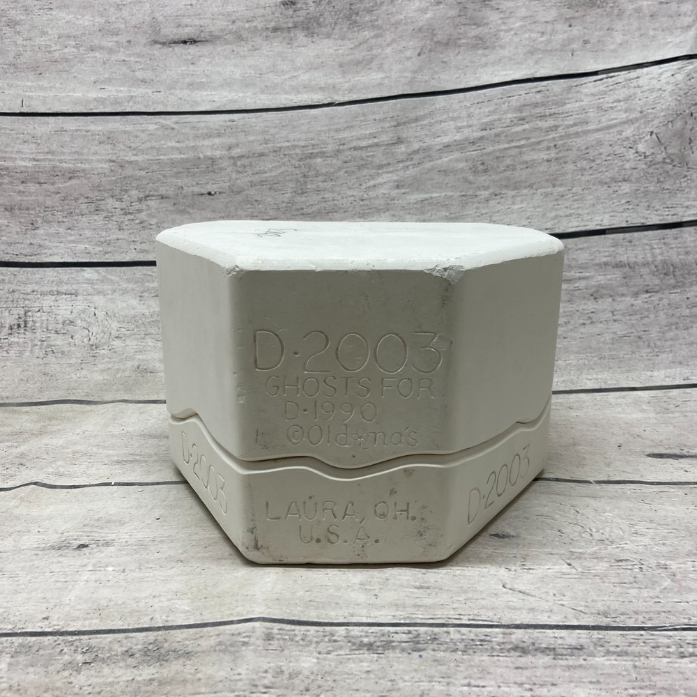 Vintage 1990 Dona’s Molds Ceramic Casting Mold Ghosts For #D-2003