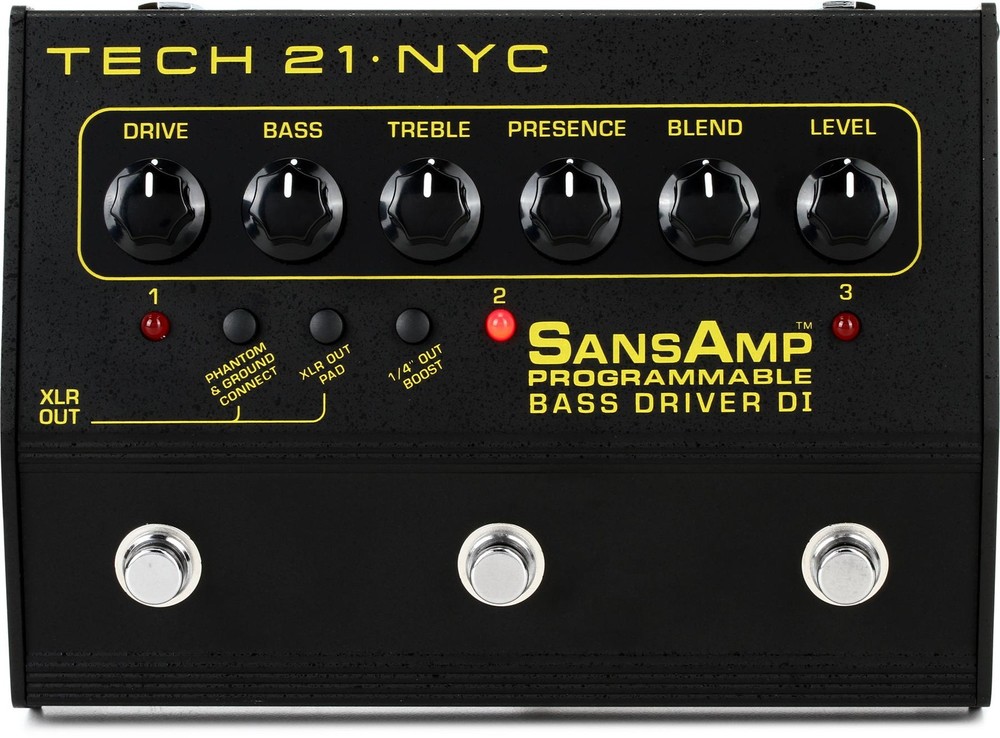 Tech 21 SansAmp Programmable Bass Driver DI