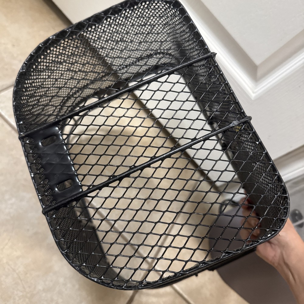 Topeak Front Basket with Fixer 3 Handlebar Bracket: Black EUC