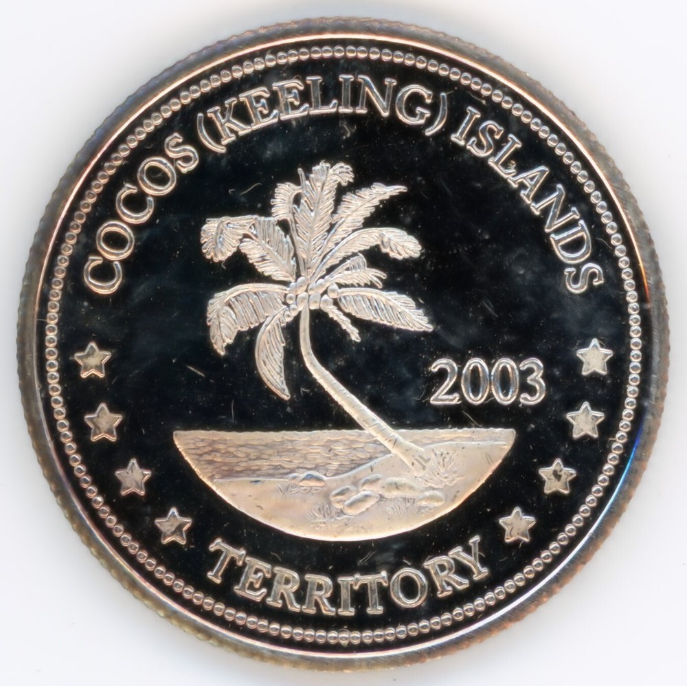 Cocos (Keeling) Islands - 2003 Silver $10 Cameo Proof