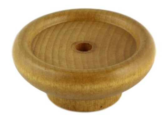 (12 Pack) 2-1/4" Provincial Wood Knob Finished