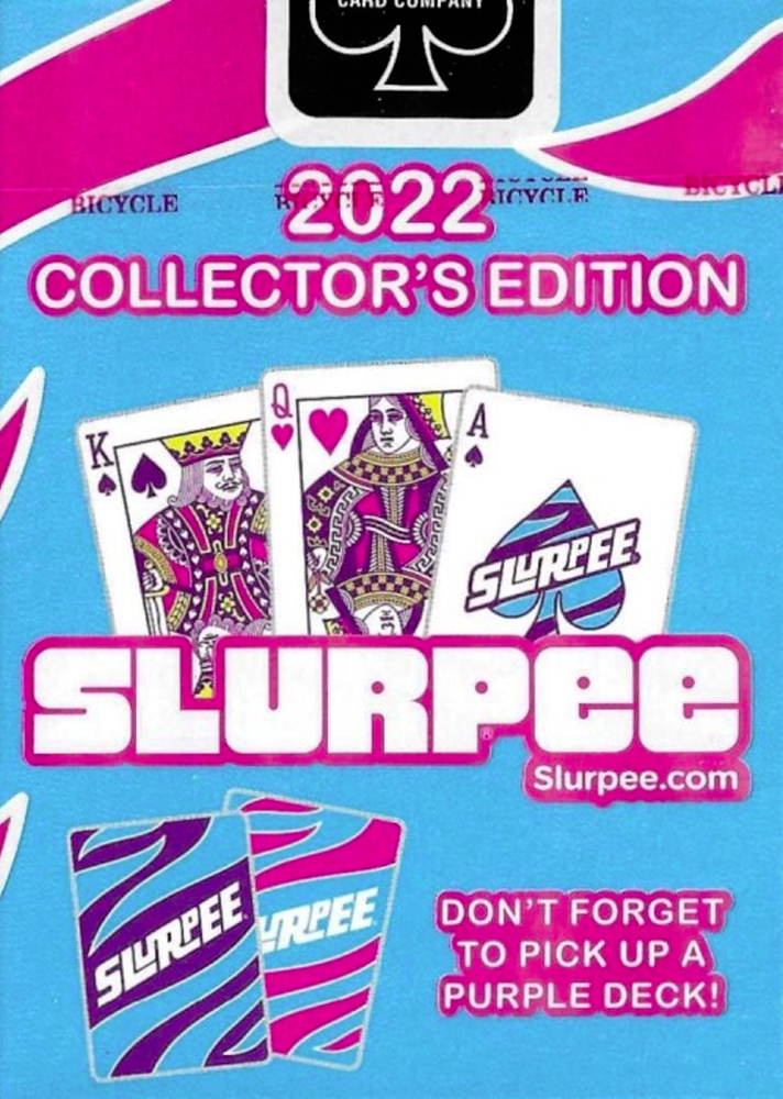Bicycle 7 -Eleven Slurpee Playing Cards 2 Deck Set – Fourth Edition - SEALED