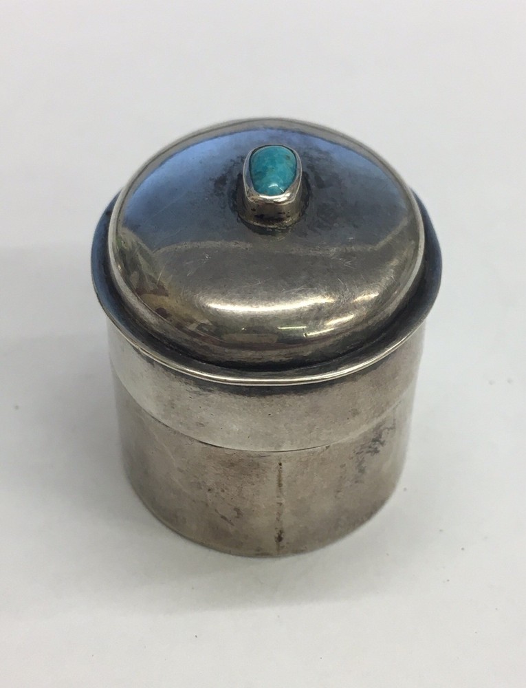 Antique Solid Silver Pill / Trinket Box 1903 William Cripps Asprey London