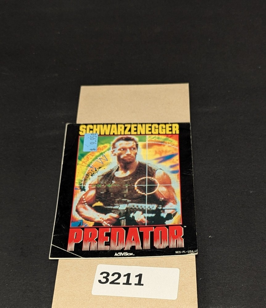 The Predator - Nintendo NES- Manual Only **NO GAME!