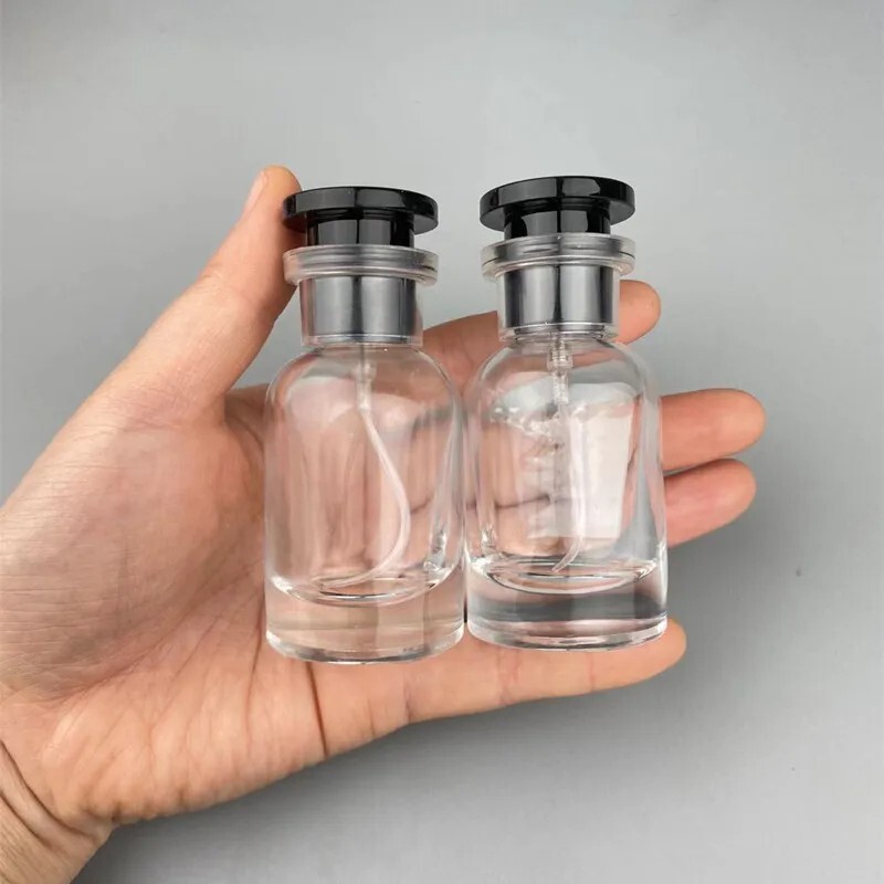 6Pcs - Empty Refillable Travel Glass Perfume Bottle With Spray Atomizer 30ml