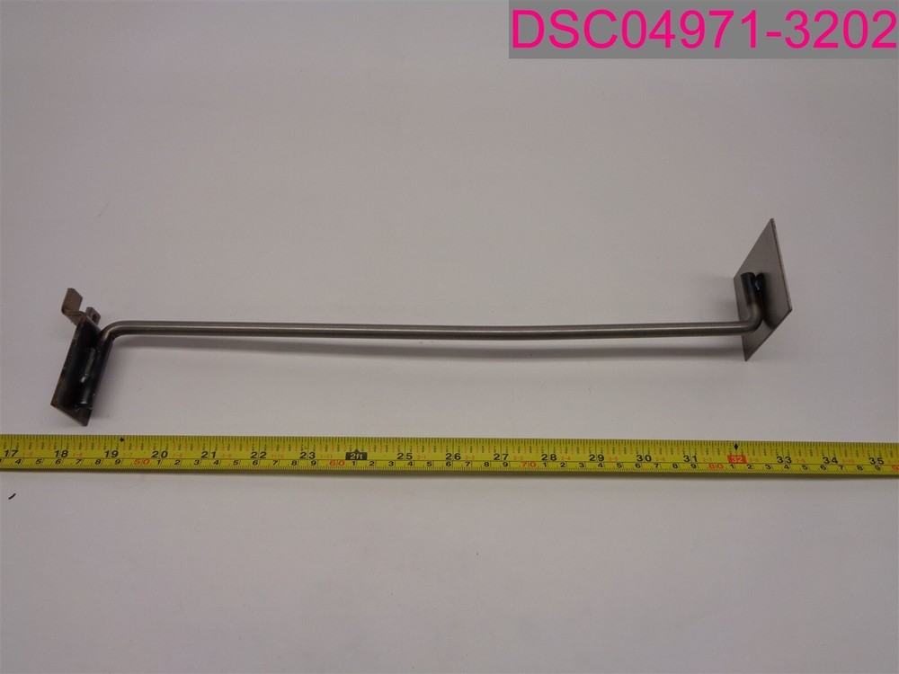 QTY=4; REEF 15" Long Gridwall Hook Hanger, Silver,