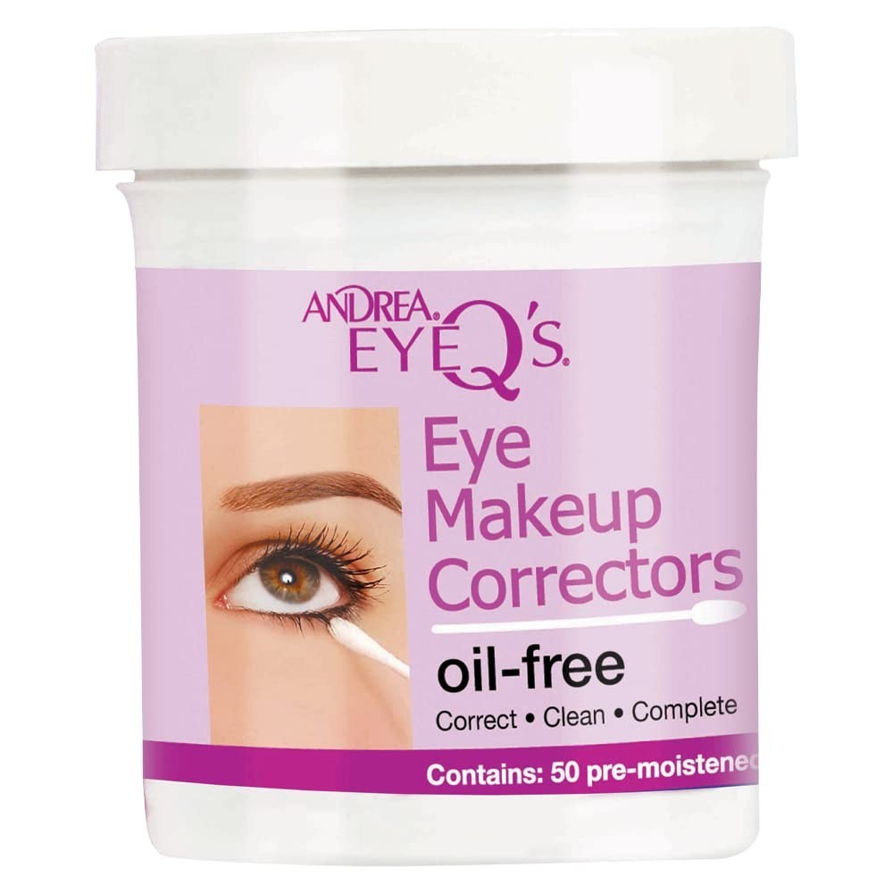 Compact Oil-Free Eye Make-up Corrector Swabs – 50 Pre-Moistened Solutions