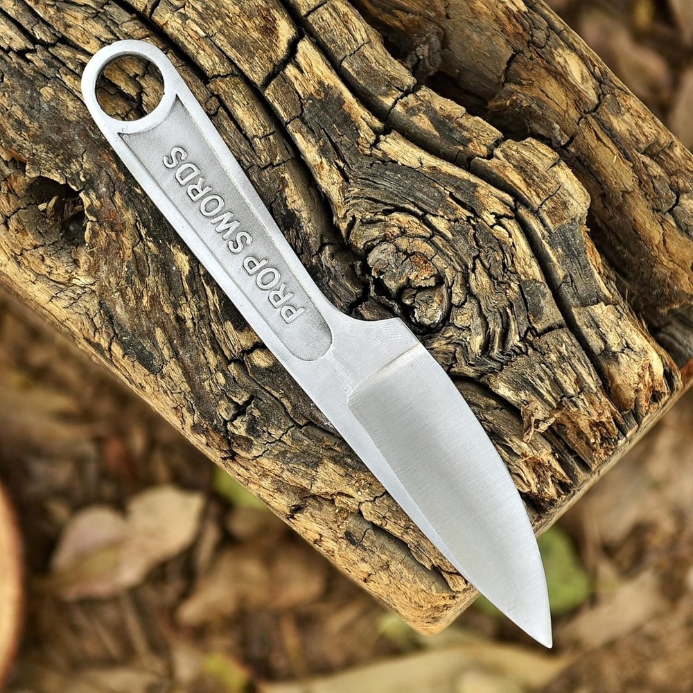 Razor Sharp Mini Fixed Bar Blade Knife with Genuine Kydex Sheath