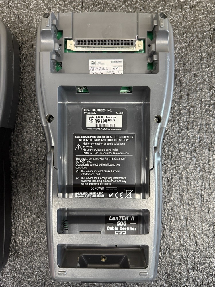 Ideal LanTEK II Cable Certifier Tester 500 MHz Testing Unit "READ"