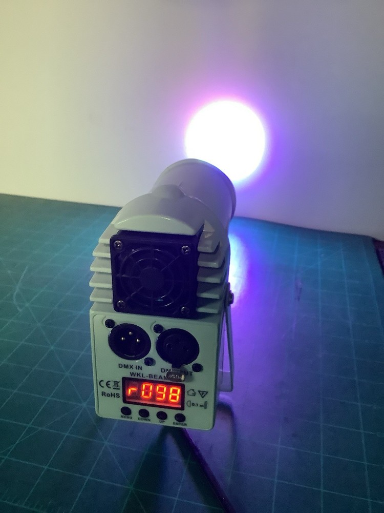 ZQ-B93B DMX512 LED Stage Light Controller / Spot Light Head — Tested & Working