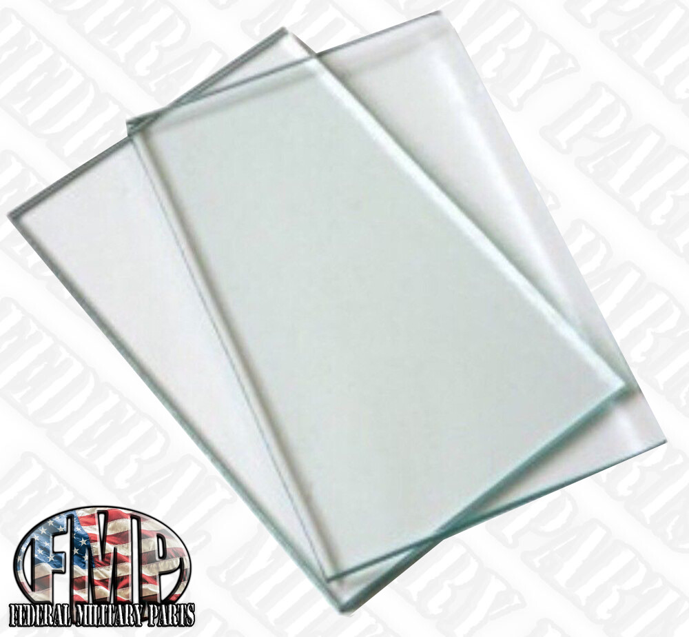 4 CLEAR M998 3/8" BULLET RESISTANT X-DOOR REPLACEMENT WINDOWS - POLYCARBONATE PC