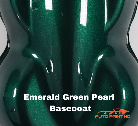 Emerald Green Pearl Basecoat + Reducer Quart (Basecoat Only) Auto Paint Kit