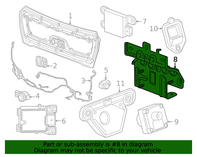 Genuine GM Mount Bracket 86538862