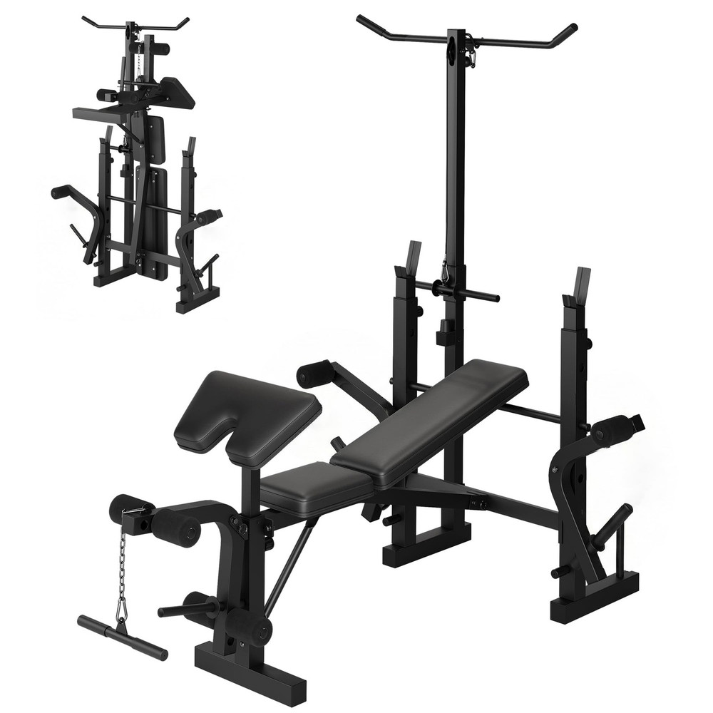 Versatile All in One Adjustable Foldable Workout Bench for Home Gym
