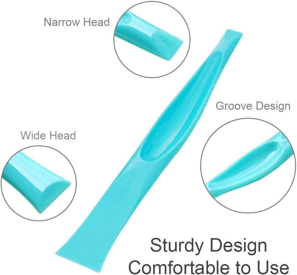 3 PCS Multipurpose Cleaning Scraper Tool - Non-Scratch Hard Plastic Sticker Scra