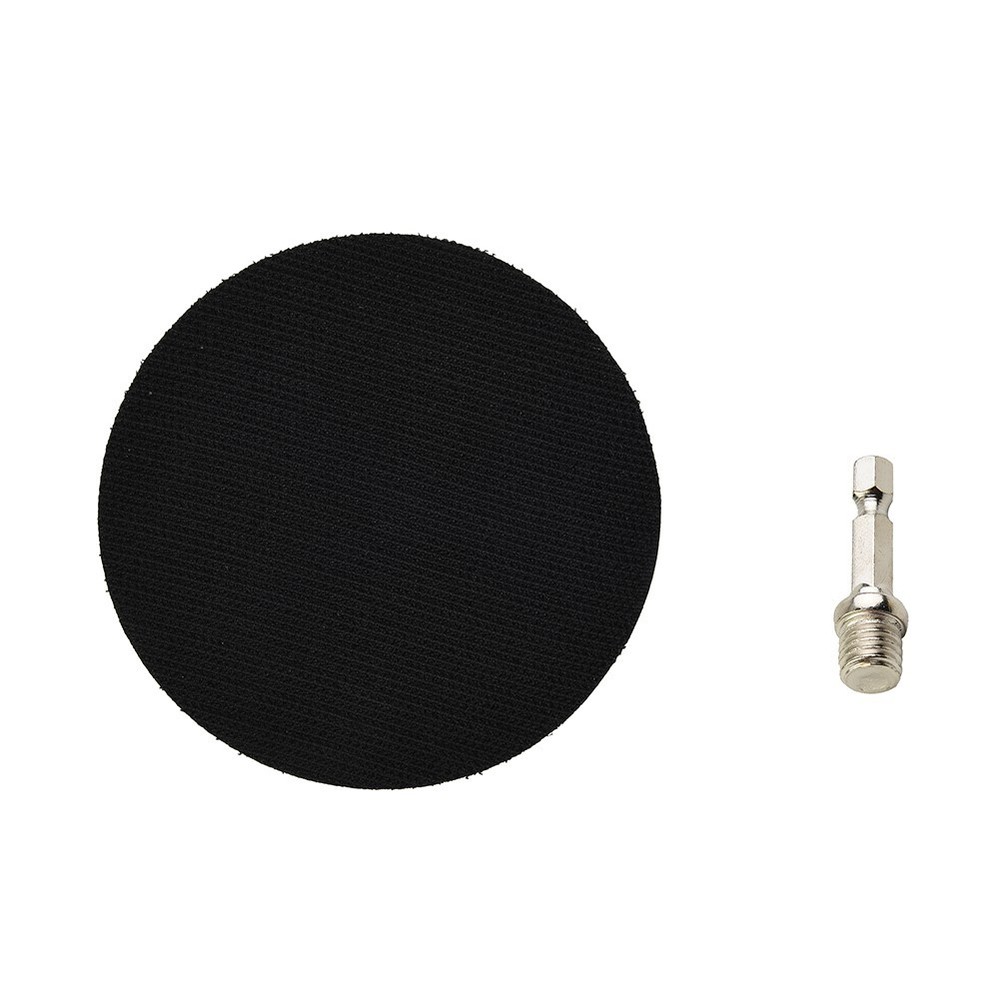 4inch 100mm Hook &Loop Buffing Pad Rotary Backing Pad With M10 Drill Adapter