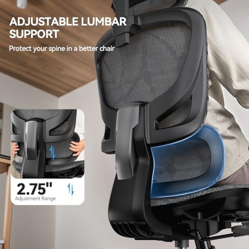 NOBLEWELL ERGONOMIC HIGH BACK MESH CHAIR компьютерным офисом - Scratch & Dent