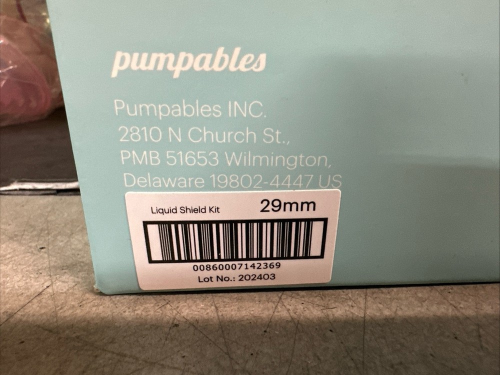 NEW Pumpables Liquid Shield System Breast Pump Accessory 29mm