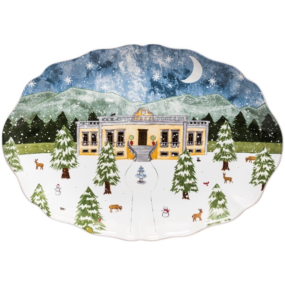 Casafina The Nutcracker 20" Oval Platter